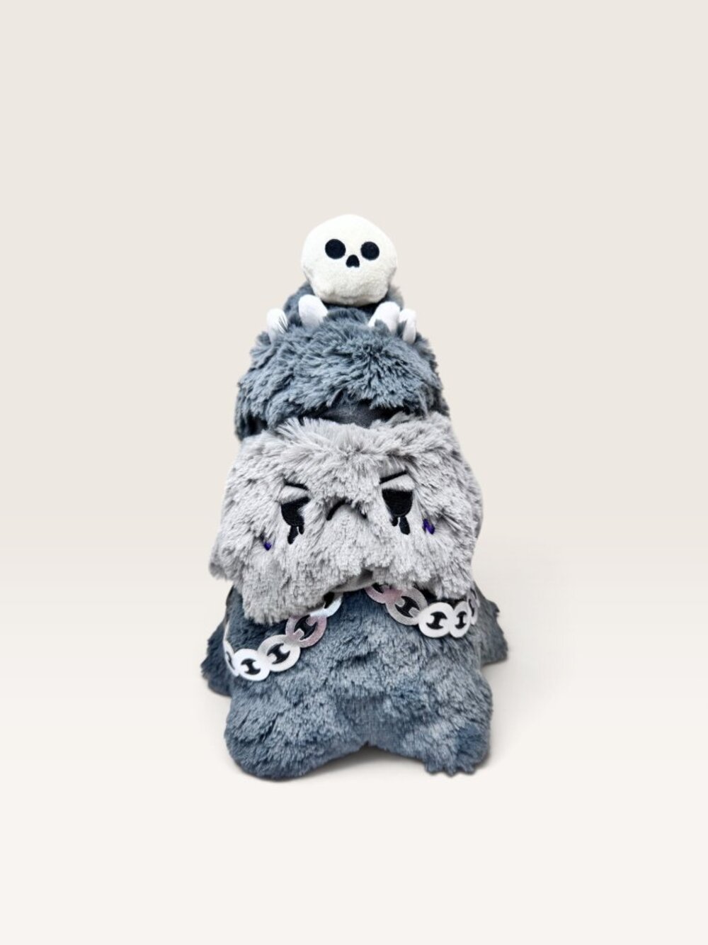 Squishable Goth Christmas Tree Alter Ego Spooky Plush Stuffed Animal Grey